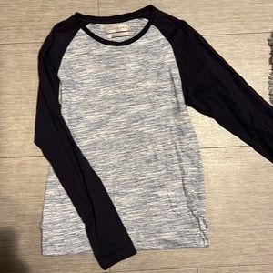 Light blue baseball t shirt